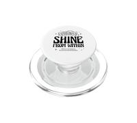 Shine From Within Floral Retro Aesthetic Boho Positivity PopSockets PopGrip for MagSafe