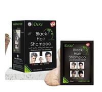 Shine Instant Black Hair Shampoo 5 minute colour - Unisex, Quick, Easy to use, Long Lasting, Grey hair into Black (10 x 25ml (box))