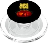 Shine Jesus Gods's Love Pumpkin Halloween PopSockets PopGrip for MagSafe