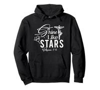 Shine Like STARS Philippians 2:15 Inspirational Design Pullover Hoodie
