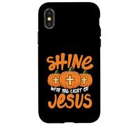 Shine Like The Light Of Jesus Christian Jack O Lantern Art Case for iPhone X/XS