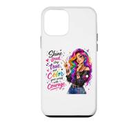 Shine Loud Stay True Color Your World With Courage Case for iPhone 12 mini