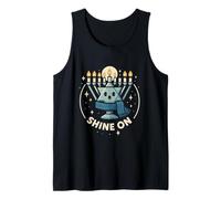 Shine On Hanukkah Menorah Star Design Tank Top