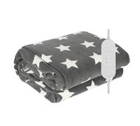 shine planet Electric Blanket fleece material 9 Heat Levels & Up-to-9-Hours Auto-Off Timer & LED Display, for Home Office Use, Machine Washable 2025 (Star, 180 * 130cm)