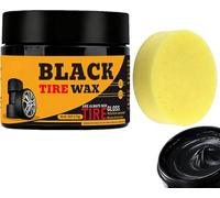 Shine-Reviving Tire Wax, Tire Restorer Wax High Gloss Coating, Long-Lasting Rubber Polish & Protectant for Car Truck SUV Motorcycle, 2.82 Oz (1Pcs)