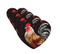 Shine Rooster Car Air Freshener Cards Set of 4 Pieces Long Lasting Hanging Scented Cards Auto Aromatherapy Tablets Personalized Car Fresheners Gifts for Men Women - Lavender Scent