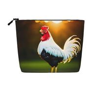 Shine Rooster Fake Hemp Makeup Bag - Versatile Cosmetic Makeup Accessories for Daily Use, On Business Trip and More