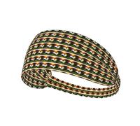 Shine Rooster Print Ultra-Soft Elastic Headband Breathable Sports Stretchable Yoga Running Gym Travel
