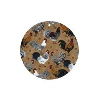 Shine Rooster Printing 10 Pcs Air Freshener Cards,Car Scented Hanging Sheets Air Freshener Set For Car Decoration