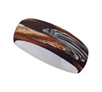 Shine Rooster Sports Headbands Fashion Moisture Wicking Workout Headband Soft Fabric Non-Slip Sweatbands for Daily Workout Yoga Running Hairband for Women and Men