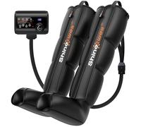 SHINE WELL Air Compression Leg Massager, Professional Leg Recovery System to Revive Leg Muscles, Sequential Compression Leg Therapy Device with 11 Intensities, 4