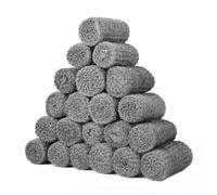 Shineboc 20 PCS 000 Coarse Steel Wire Wool, Mice Coarse Wire Wool Rats Wall Hole Fill Fabric for Removing Paint, Varnish, Rust Can Stop Rats, Insect, Pest