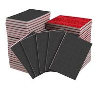 Shineboc 20 Pcs Grit Sanding Sponge Set,1200 Grit Flexible Foam Filled Sanding Pad,Wet And Dry Blocks Sandpapers Sheets for Wood & Metal,Railings,Furniture Polishing