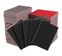 Shineboc 20 Pcs Grit Sanding Sponge Set,180-3000 Grit Flexible Foam Filled Sanding Pad,Wet And Dry Blocks Sandpapers Sheets for Wood & Metal,Railings,Furniture Polishing