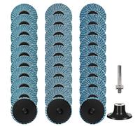 Shineboc 30pcs Quick Change Sanding Discs with 1/4" Holder for Die Grinder
