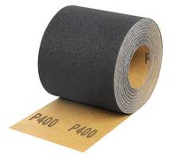 Shineboc 400 Grit Sandpaper Roll, 3-2/3" Wide 11 Yard Wet Dry Silicon Carbide Longboard Sand Paper for Automotive Metal Wood Sanding&Polishing