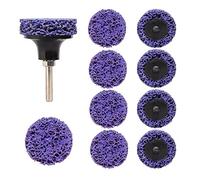 Shineboc Grinding Discs, 10 Pcs 2 Inch 50mm Nylon Discs Stripping Wheel, Rust Removal Grinding Disc for Metal Steel Grinding Polishing (Purple)