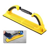 Shineboc Multifunction Manual Sanding Tool for 70mm Mesh Sand, Adjustable Flexible Sanding Block with Handle Lightweight Hand Sanding File Block for Woodworking Cars Walls