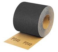 Shineboc P240 Sandpaper Roll,93mmx10m Wet Dry Silicon Carbide Sanding Roll | Fits Hand Sanders, Multi Surface Finishing, Flexible Backing, Rust and Paint Removal, Tear Resistant, Easy to Cut