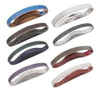 Shineboc Sanding Belt 13 x 305 mm, 32 Pieces Grit 120/180/240/400/600/800/1000/3000