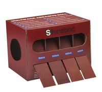 Shineboc Sandpaper Roll, 2.5 CM X 6 M, Sandpaper with Dispenser, Grit 150/240/320/400, 4 Rolls of Sandpaper for Sanding Wood, Metal