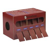 Shineboc Sandpaper Roll, 2.5 CM X 6 M, Sandpaper with Dispenser, Grit 150/240/320/400/600, 5 Rolls of Sandpaper for Sanding Wood, Metal