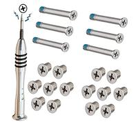 shinedisk 2 Sets Replacement Screws with Screwdriver for MacBook Pro 13" 15" 17" A1278 A1286 A1297 2009-2012, Unibody Bottom Case Cover Phillips Repair Tool Kit Notebook Laptop PC Computer Screw
