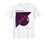 Shinedown Planet Zero White T-Shirt, Men, White, Small