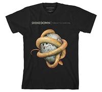 Shinedown T Shirt Clean Threat Band Logo Official Mens Black