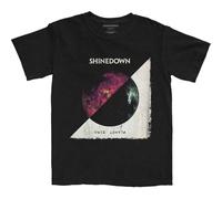 Shinedown T Shirt Planet Zero Album Band Logo Official Mens Black S