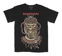 Shinedown T Shirt Planet Zero Band Logo Official Mens Black XL
