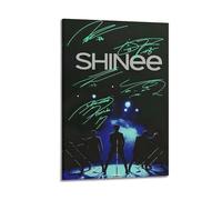 Shinee Music Group Signed Printed Art Poster Decorative Painting Canvas Wall Art Living Room Poster Bedroom Painting Wall Art Picture Print Modern Family Room Decor 12 x 18 Inches (30 x 45 cm)