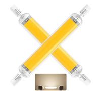 Shinehalo 20W R7S LED Bulbs 3000 Lumens Dimmable, Warm, 200W Halogen Light Bulbs Equivalent J-Type CRI>90+ T3 Double Ended Flood Light 360°Beam Angle (2, Natural White, 78mm)