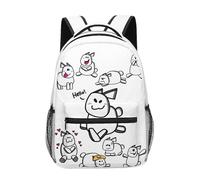 Shinehalo Boys Forsaken Gubby Backpack Kids Funny Cute Rabbit Gubby Large Capacity Laptop Backpack Travel Backpacks (C20,17in)