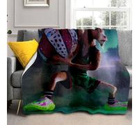 Shinehalo Kids Goat Movie Blanket Boys Goat Will Harris Throws Blanket - Soft Lightweight Plush Cozy (A,L: 50in x 80in)