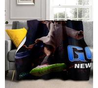 Shinehalo Kids Goat Movie Blanket Boys Goat Will Harris Throws Blanket - Soft Lightweight Plush Cozy (D,XL: 60in x 80in)