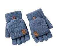 SHINEHUA Fingerless Gloves for Women Warm Half Finger Gloves Knitted Soft Lining for Driving Writing 2025 Soft Winter Warm Sport Girls Ladies Cycling Skiing Driving