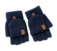 SHINEHUA Fingerless Gloves for Women Warm Half Finger Gloves Knitted Soft Lining for Driving Writing 2025 Soft Winter Warm Sport Girls Ladies Cycling Skiing Driving