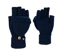 SHINEHUA Fingerless Gloves for Women Warm Half Finger Gloves Knitted Soft Lining for Driving Writing 2025 Soft Winter Warm Sport Girls Ladies Cycling Skiing Driving
