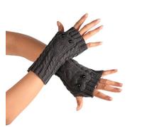 SHINEHUA Fingerless Gloves for Women Winter Warm Fingerless Gloves Arm Warmers with Thumb Hole Stretchy Knitted Glovesthumb Hole Arm Warmers Long