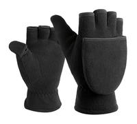 SHINEHUA Winter Gloves for Women Winter Warm Gloves for Girls Ladies Cycling Working Driving 2025 Soft Knitted Touchscreen Warm Stretchy Half Finger Mittens Cycling Working