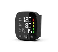 Shinekoo Automatic Wrist Blood Pressure Monitors with LCD Screen, Rechargeable Tonometer Wrist Cuff Digital Irregular Pulse Heart Rate Tensiometer, Automatically Broadcasts Values