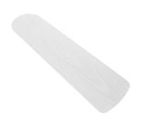 SHINEOFI 1 Pack Ceiling Fan Blades Replacement for 52 Inch, Plastic Ceiling Fan Blade Set for Outdoor And Indoor, Weatherproof White Wood Grain Paddles for Home, Patio, Bedroom