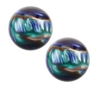 SHINEOFI 1 Pair Baoding Balls for Stress Relief and Hand Exercise, Resin Material with Ergonomic Dimensions, for Home Fitness and Relaxation, Classic Craftsmanship for Seniors and Adults