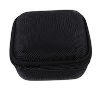 SHINEOFI 1 PC Data Cable Protective Cover Storage Pouch for Portable Charger and Shockproof Design with Elastic Band and Mesh Pocket for Earphones and Accessories Black