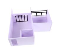 SHINEOFI 1 Set DIY Miniature Apartment Model Kit Unfinished Scale Architectural Model for Visualization Complete with All Assembly Materials for Crafting and Presentation