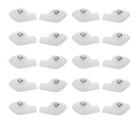 SHINEOFI 10 Pairs Trainer Inner Lining Patches for Sports Shoes, Anti-wear Plastic and Metal Edge Protection Pads, Comfort Upgrade Sneaker Collar Repair Patches for Athletes and Casual