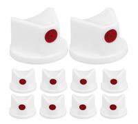 SHINEOFI 10 Pcs Spray Can Nozzle Plastic Spray Paint Nozzles for Aerosol Cans with Waterproof Button Easy Operation and Art Supplies