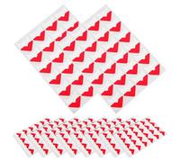 SHINEOFI 10 Sheets Red Vintage Paper Photo Corners Self Adhesive for Scrapbooking Photo Mounting Corners DIY Album Picture Frame Stickers