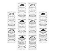 SHINEOFI 100 Pack Glass Cup Care Instruction Tags Straw Tumbler Guide Cards 50x90mm Small Cleaning and Usage Labels for Glass Mugs Packaging and Customer Directions